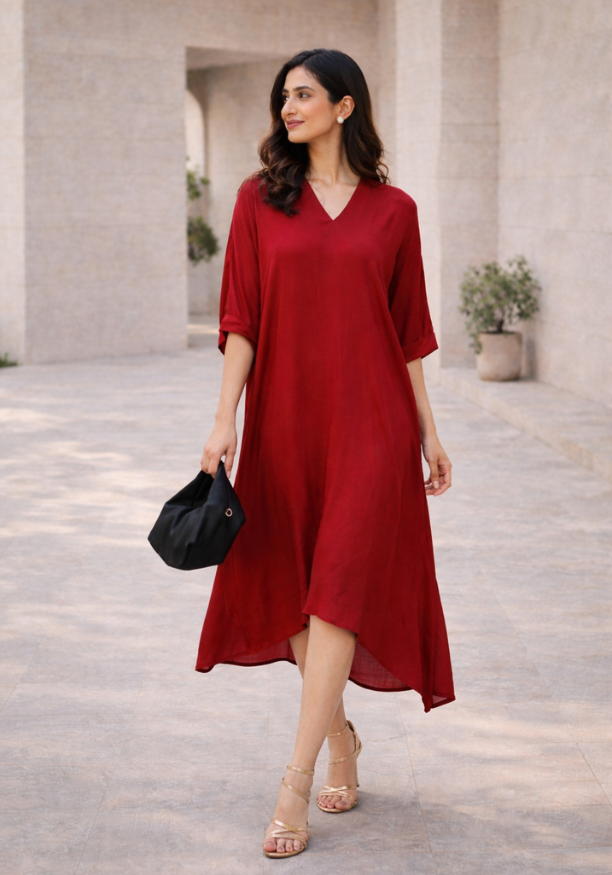 MARINA LONG DUNE DRESS